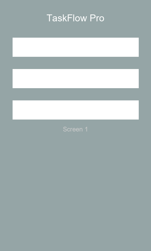 TaskFlow Pro - Screenshot 1