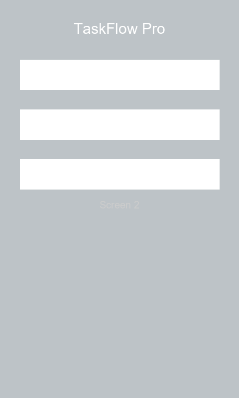 TaskFlow Pro - Screenshot 2